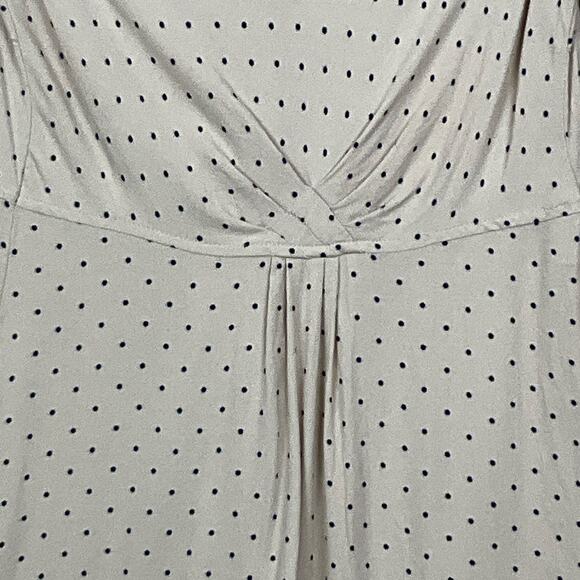 FREE PEOPLE Dress This Town Buttondown Mini Dress Cream Combo Dot sz XS REVOLVE - Picture 9 of 16